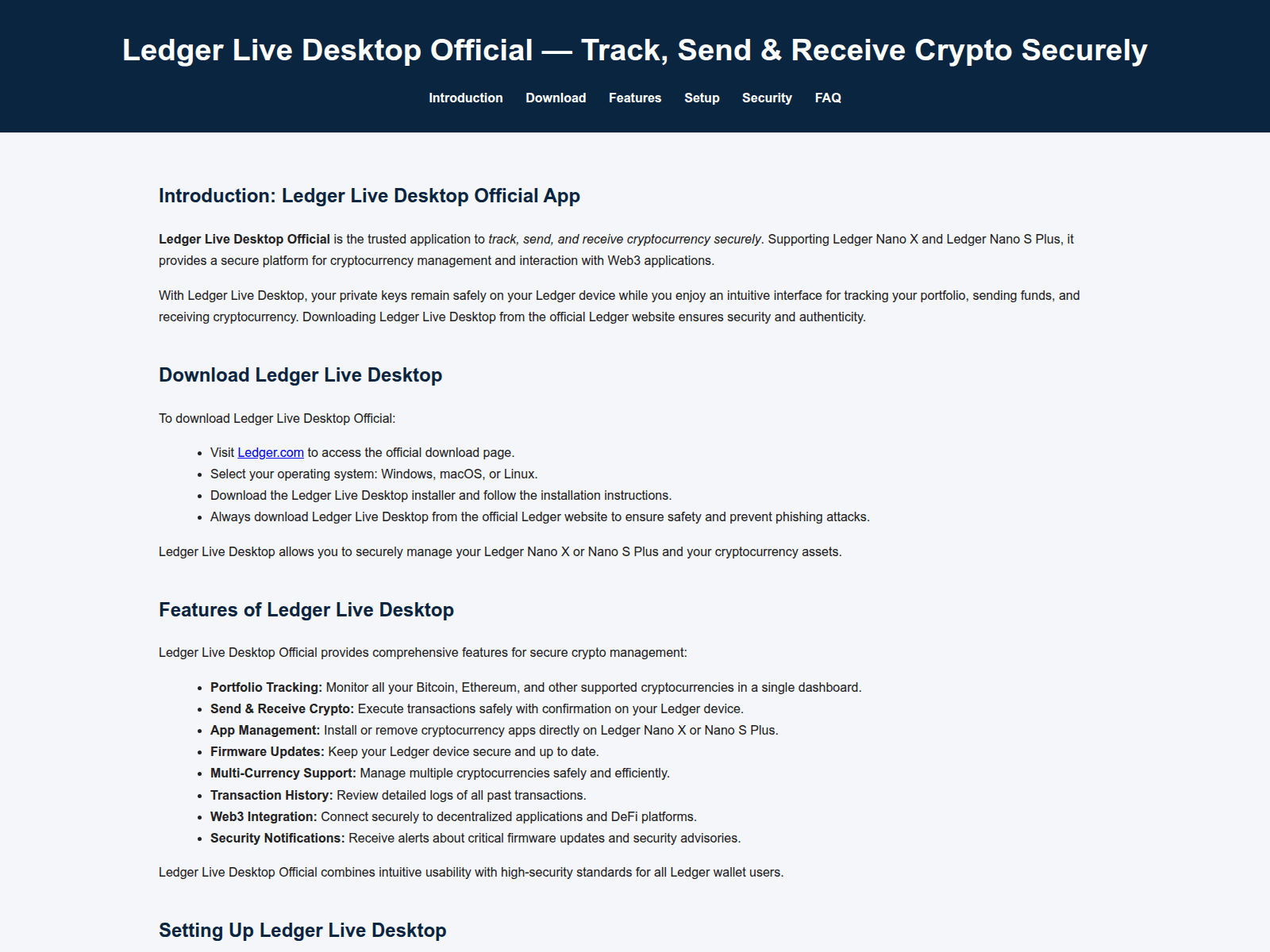 Screenshot of ledgre-live-desk.pages.dev
