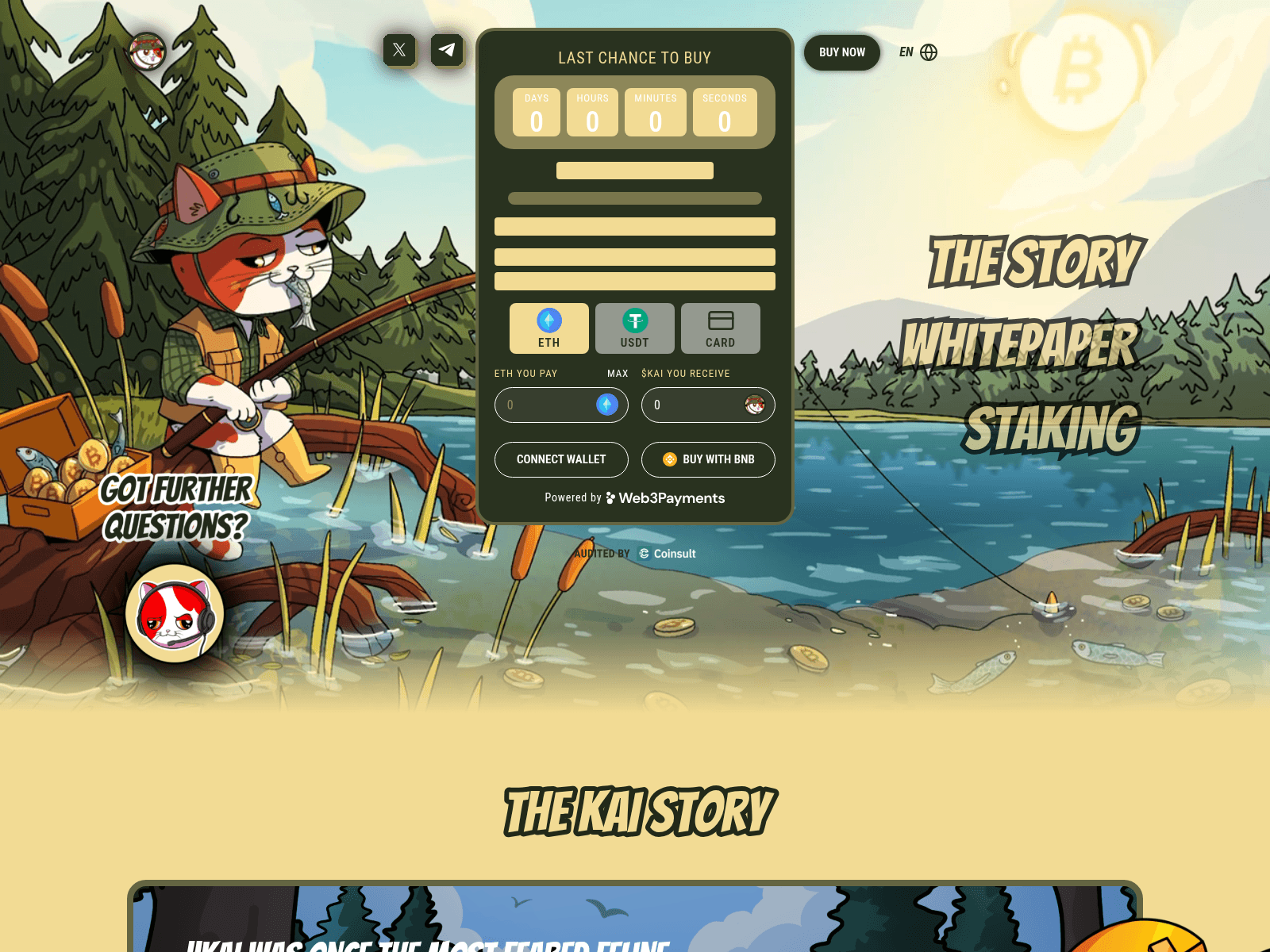 Forensic screenshot of kaicatsale.pages.dev