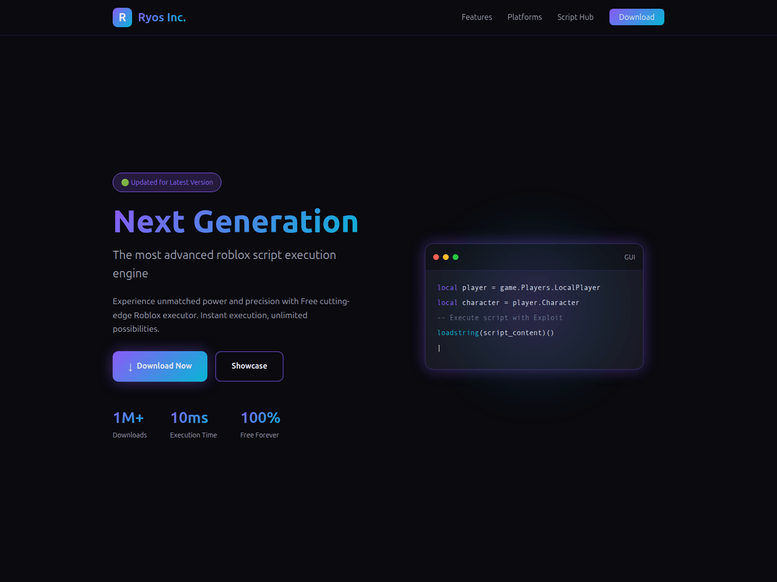 Forensic screenshot of ryosweb.com