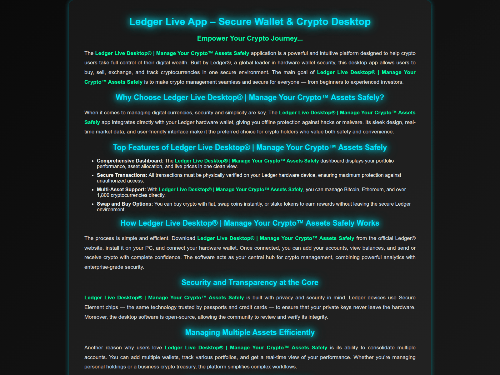 Forensic screenshot of dor-ledgrlive-dekstop-eng.pages.dev