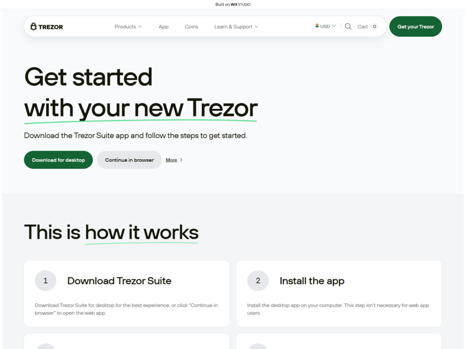 Forensic screenshot of learn-startio.wixstudio.com