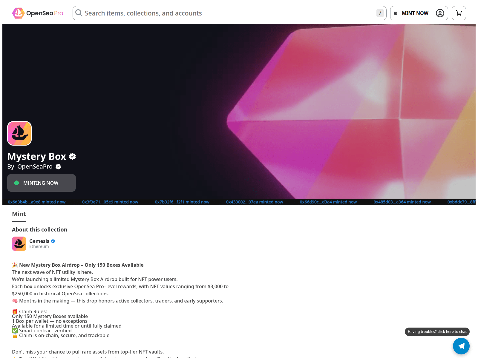 Forensic screenshot of projectlicks-live08.vercel.app