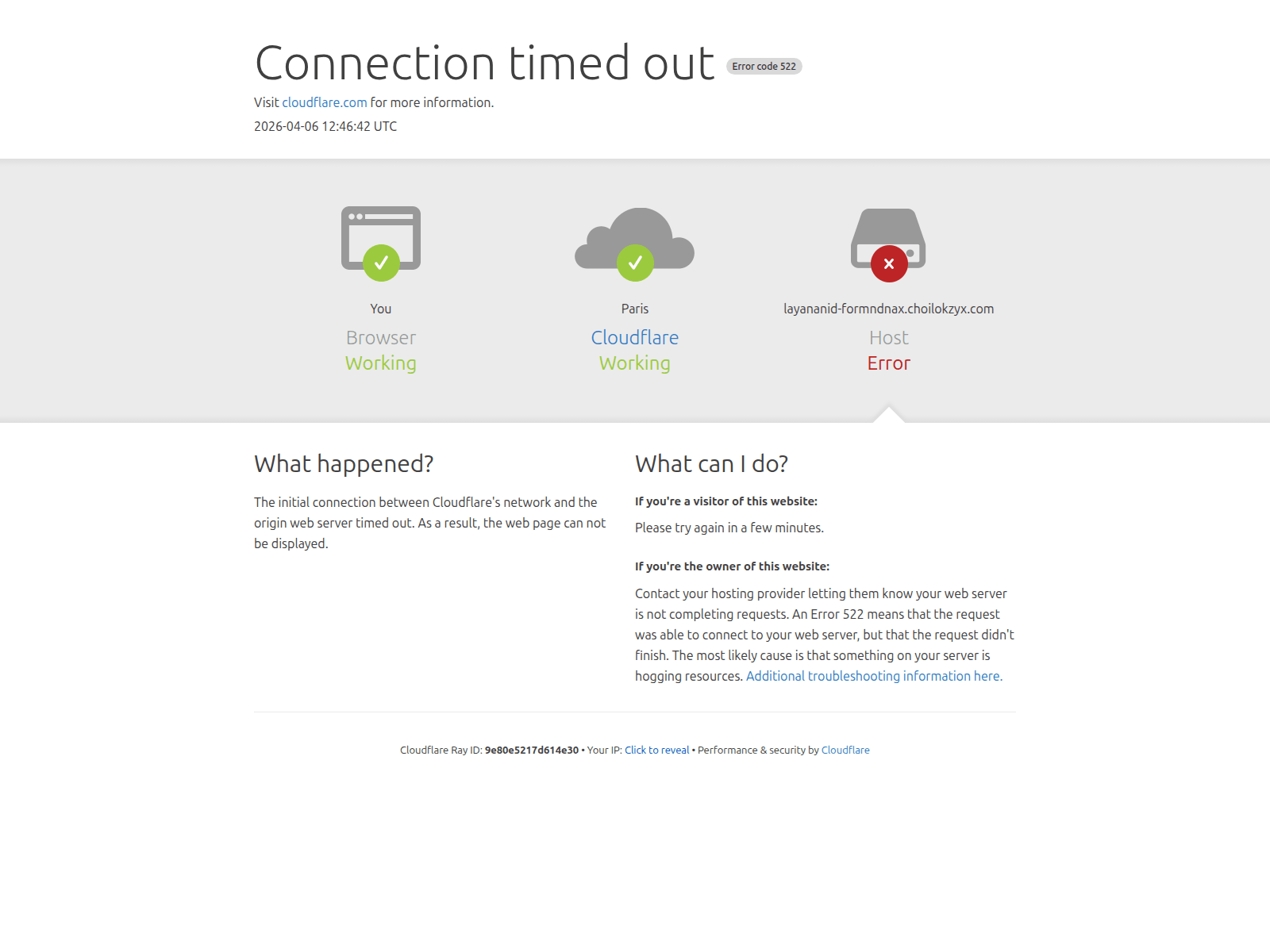 Forensic screenshot of layananid-formndnax.choilokzyx.com