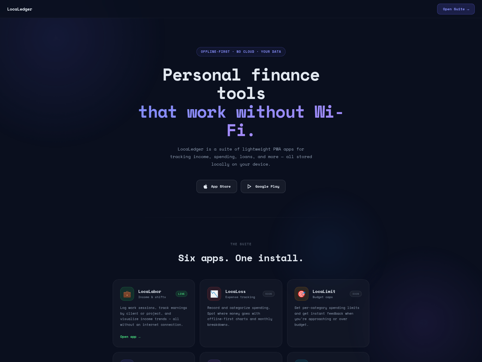 Captura de tela de localedger-com.pages.dev