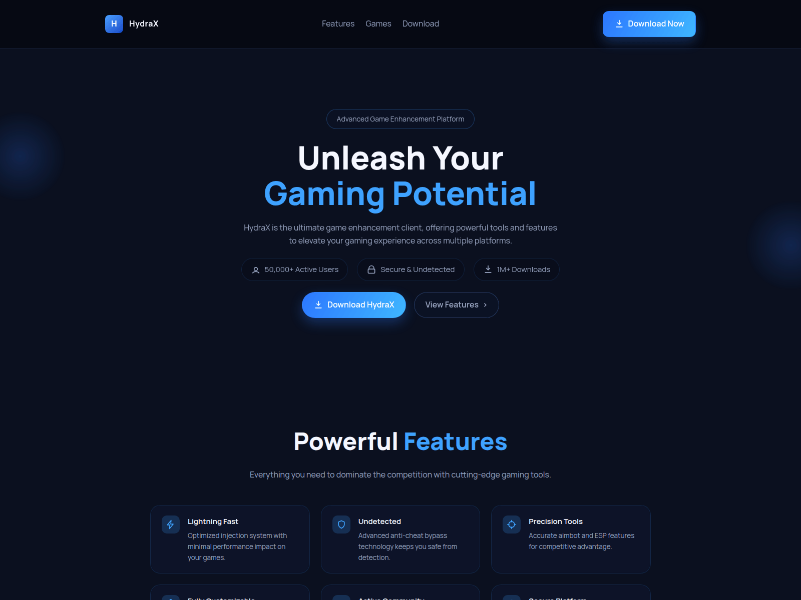 Forensic screenshot of hydrax.lol