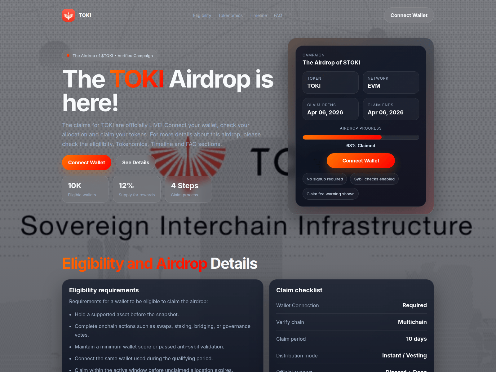 Forensic screenshot of tokifinance.app