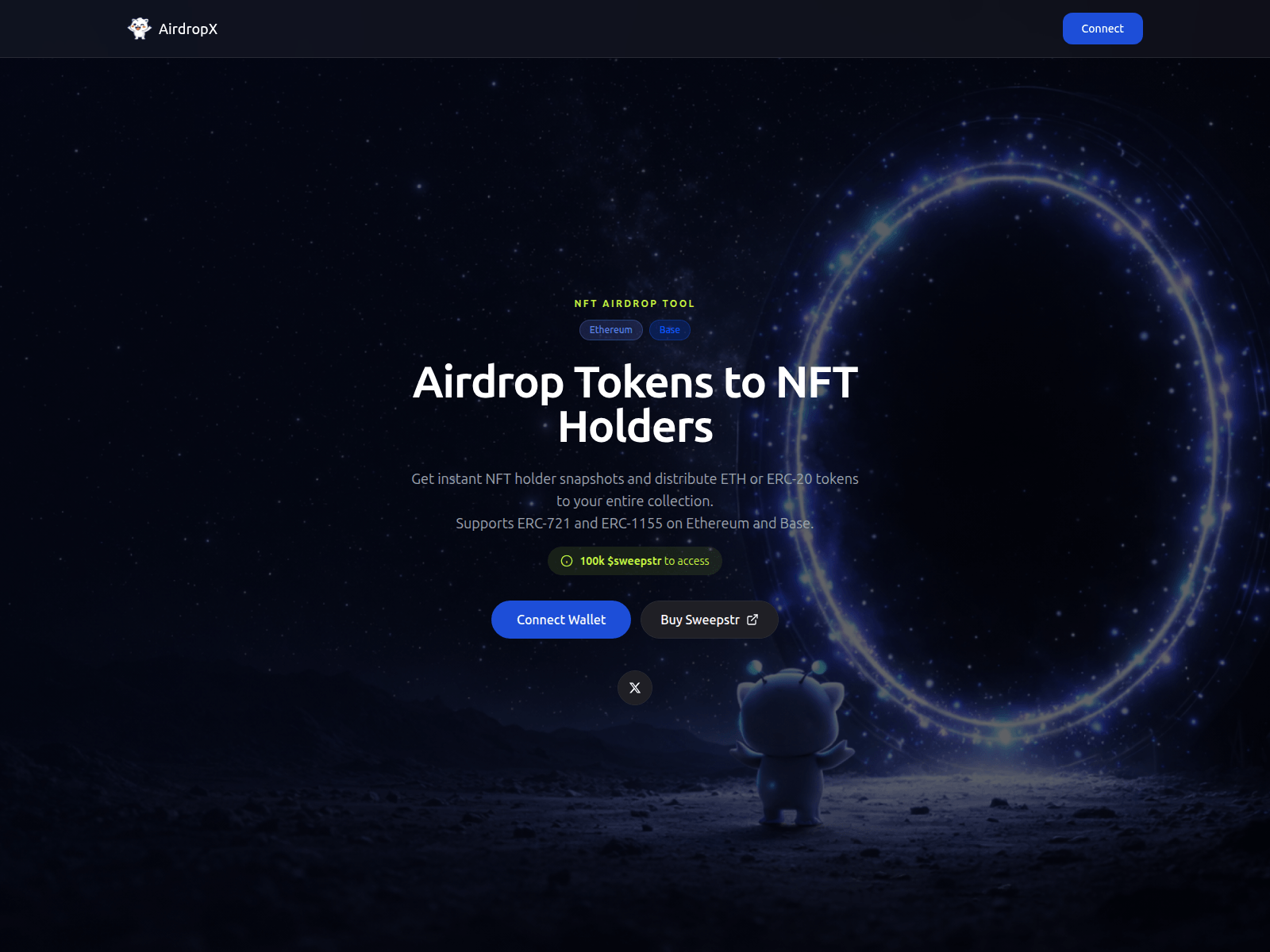 Forensic screenshot of airdropx.tech