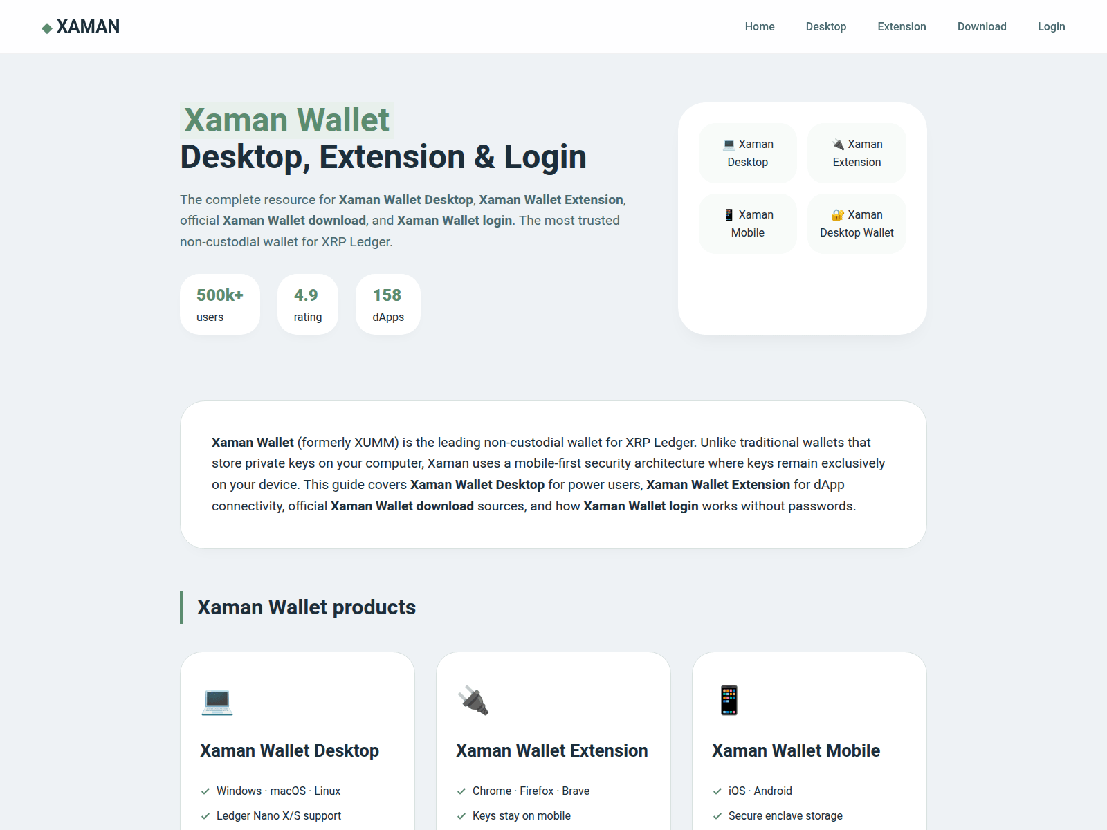 Forensic screenshot of xaman-world.app