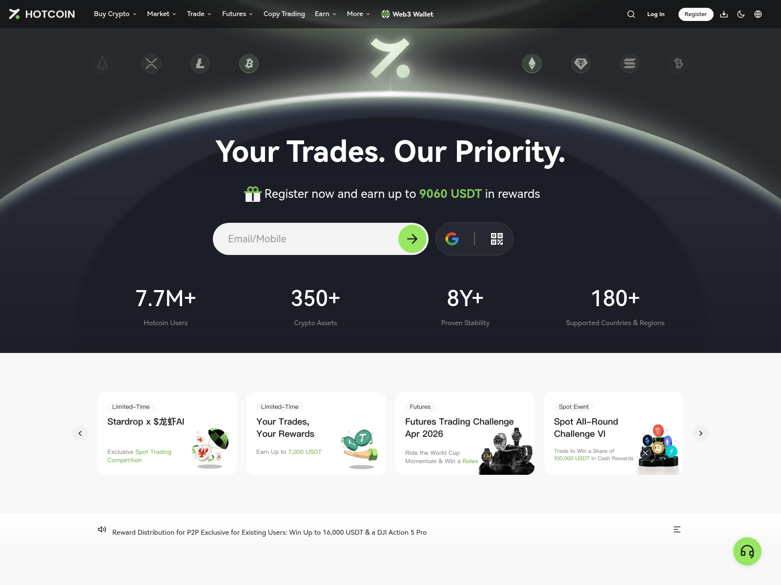 Forensic screenshot of www.hotcoinex8.com