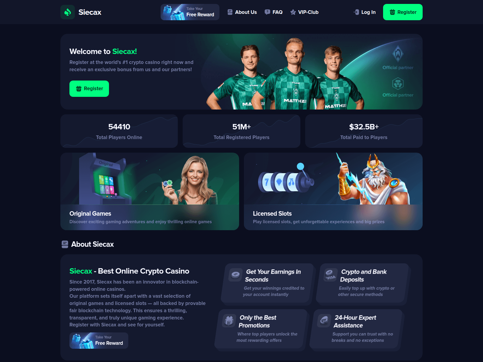 Forensic screenshot of siecax.com