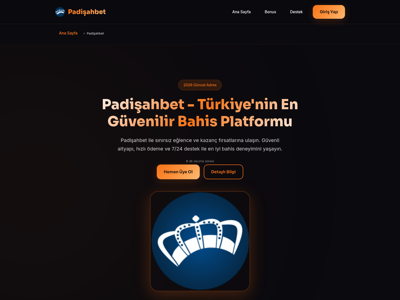 Forensic screenshot of tr.padisahbet.cam