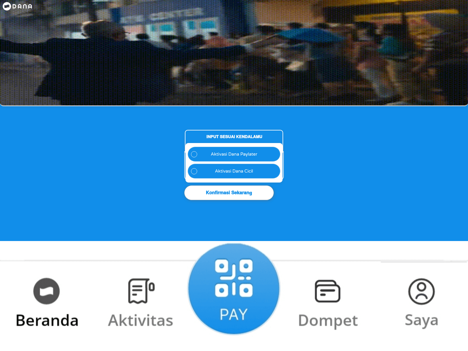 Screenshot of aktivaasi-daanaa-paaylateeerr.newxt.my.id