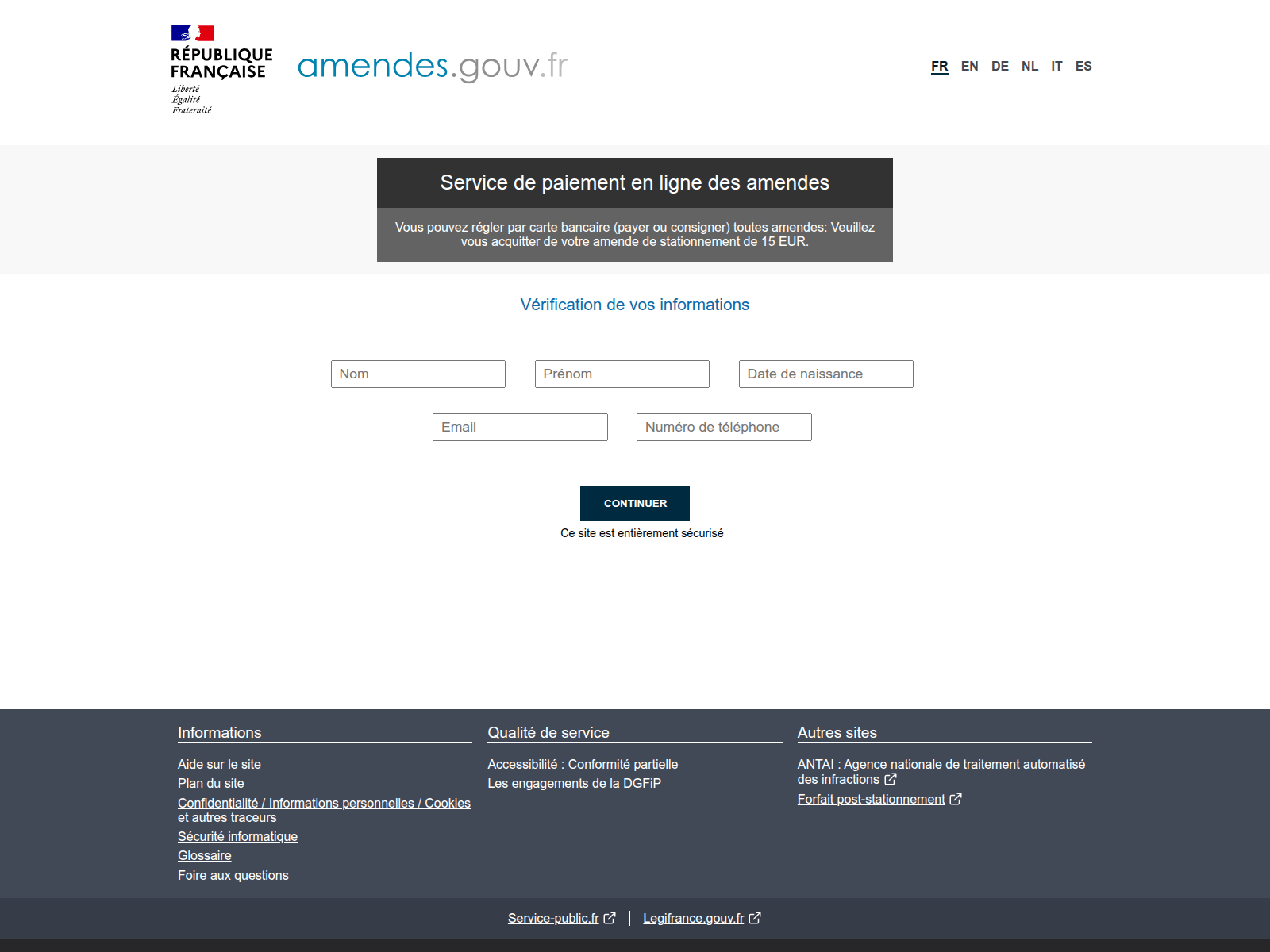 Forensic screenshot of services-publics.grupozasacr.com