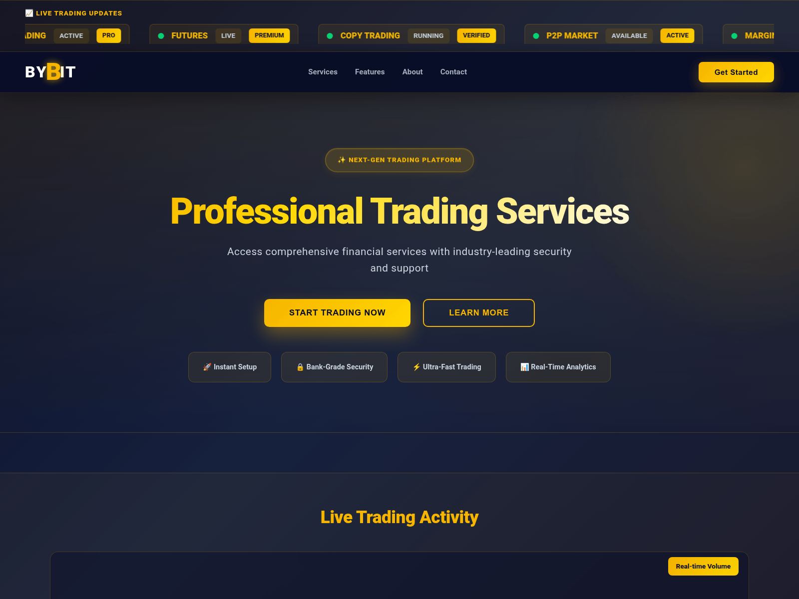 Forensic screenshot of bybitgem.live