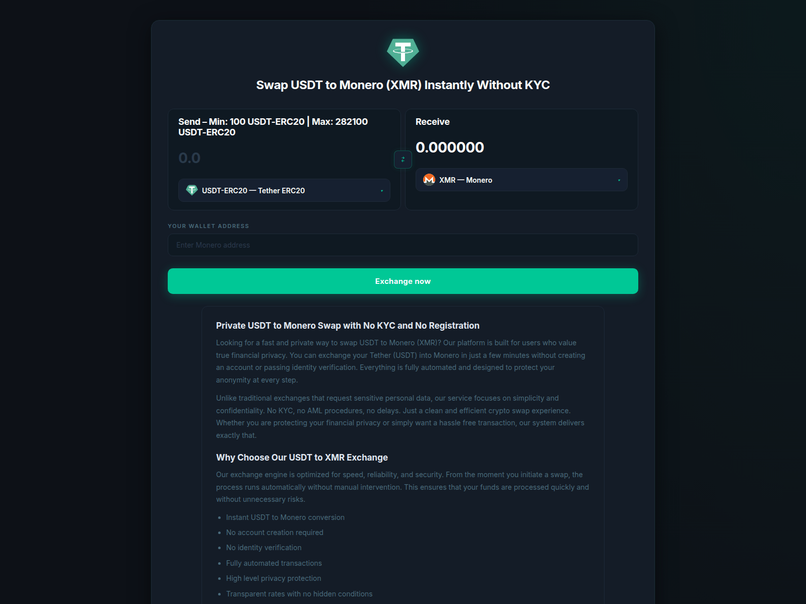 Forensic screenshot of usdt-x.exchange
