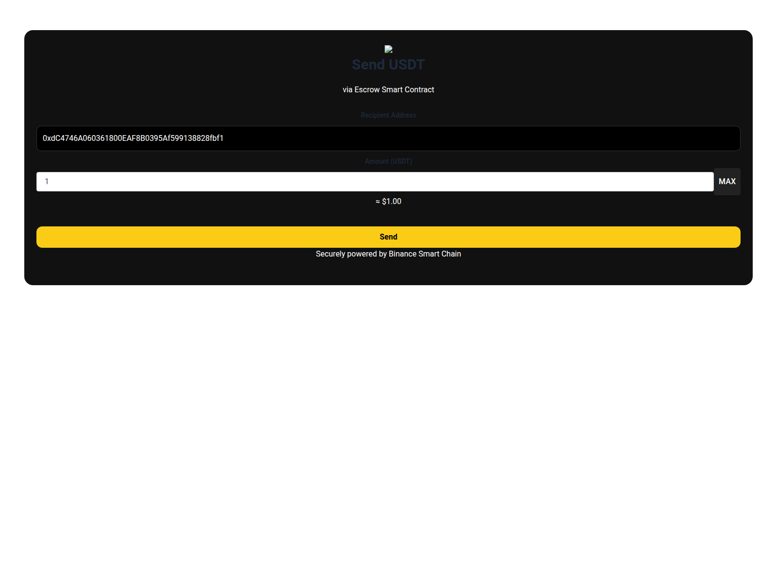 Forensic screenshot of usdtcheck.bar