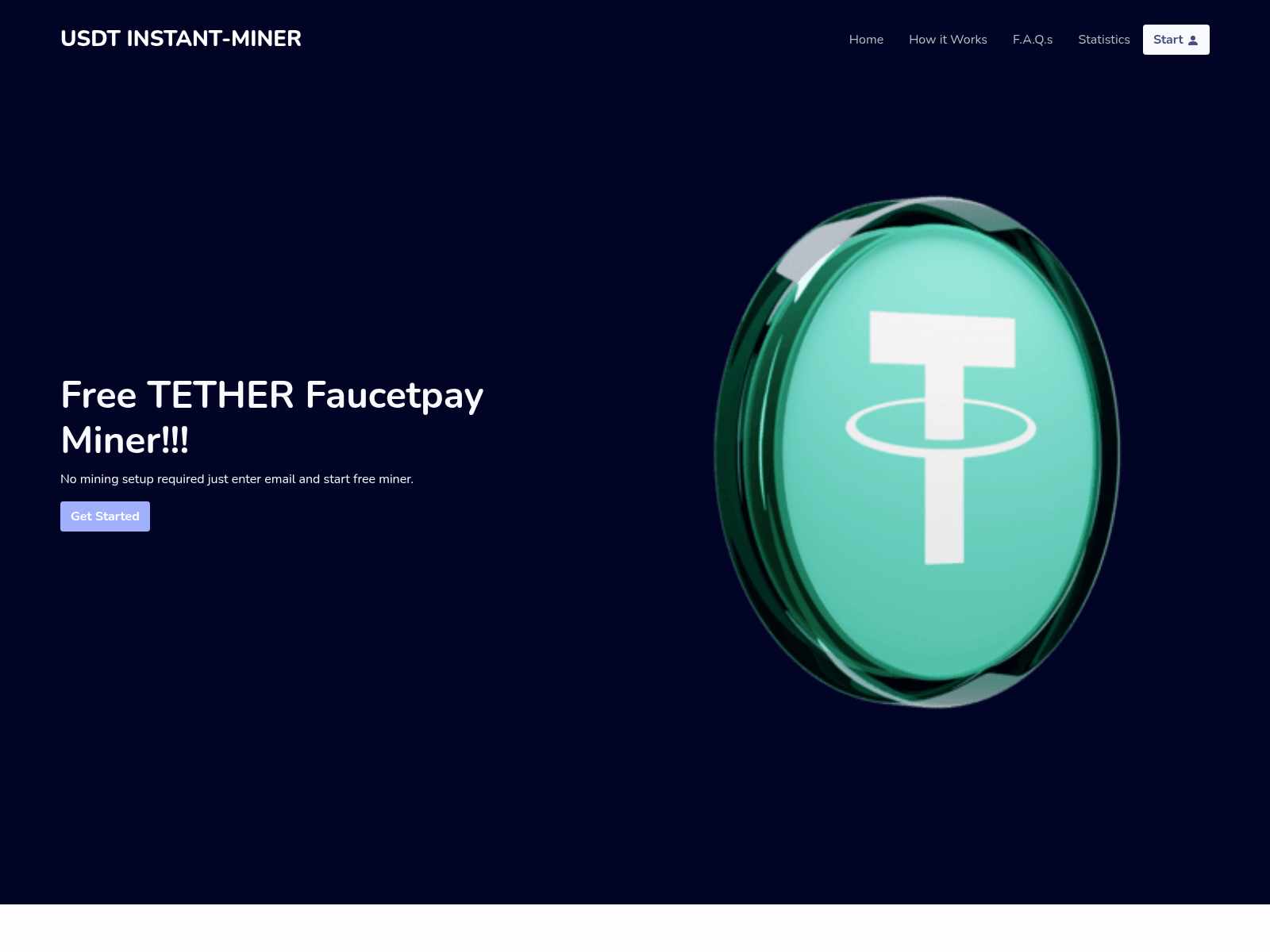 Forensic screenshot of usdt.instant-miner.xyz
