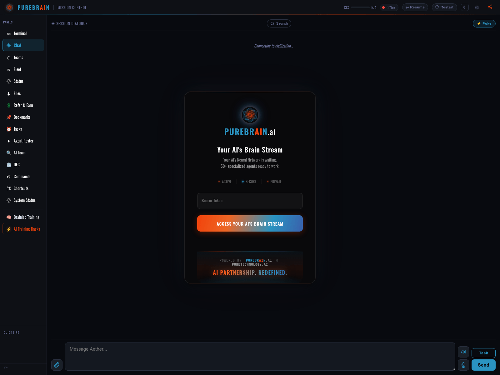 Forensic screenshot of tethermelanie.ai-civ.com