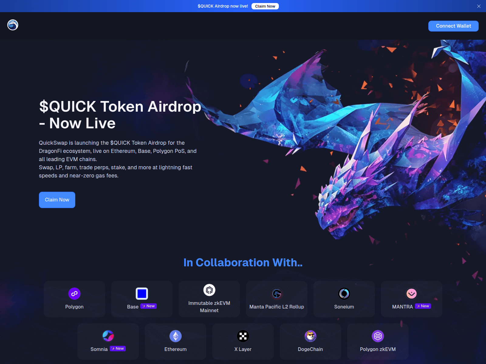 Forensic screenshot of airdrop-quickswap.live
