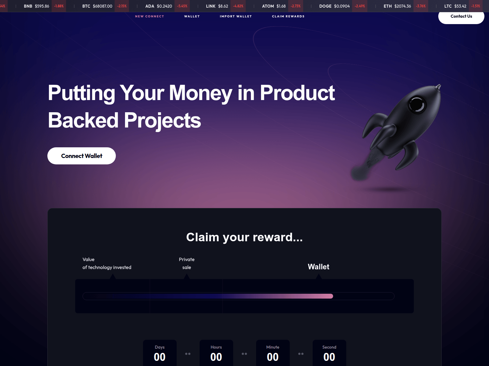 Forensic screenshot of airdrop.raintime.org