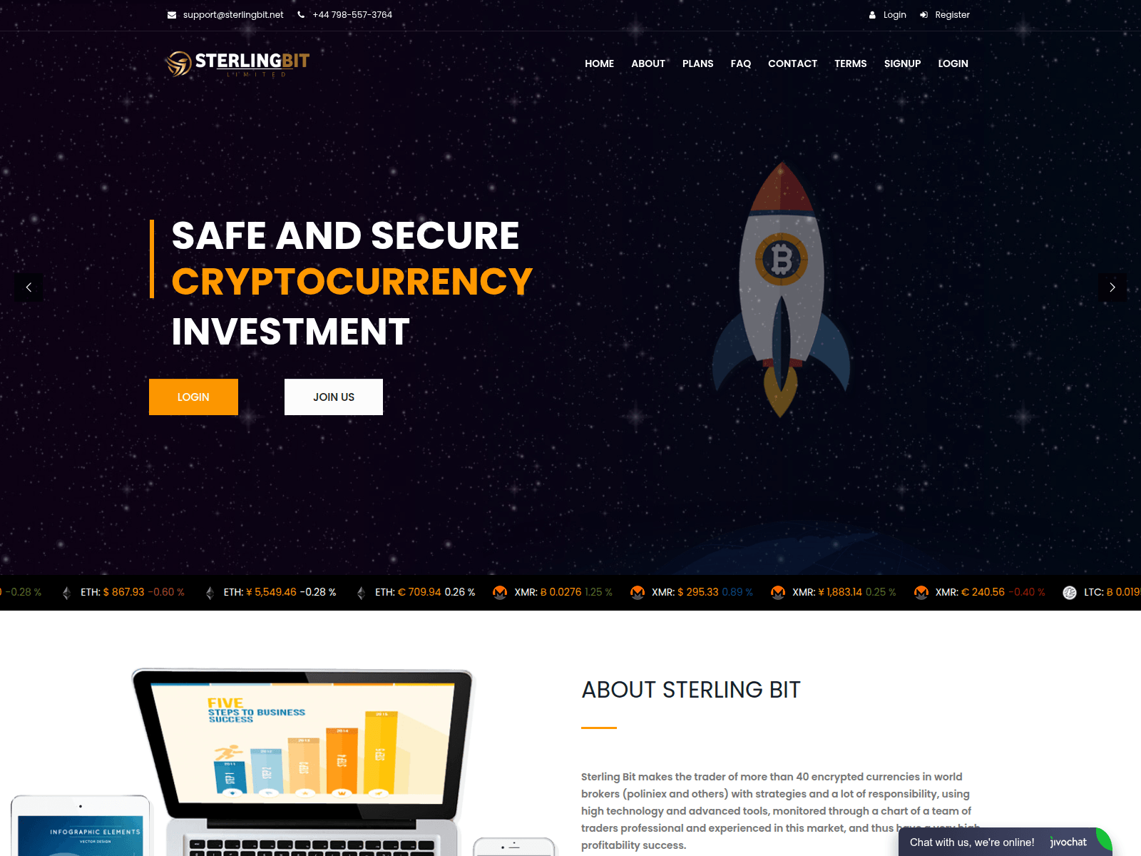 Screenshot of sterlingbit.net