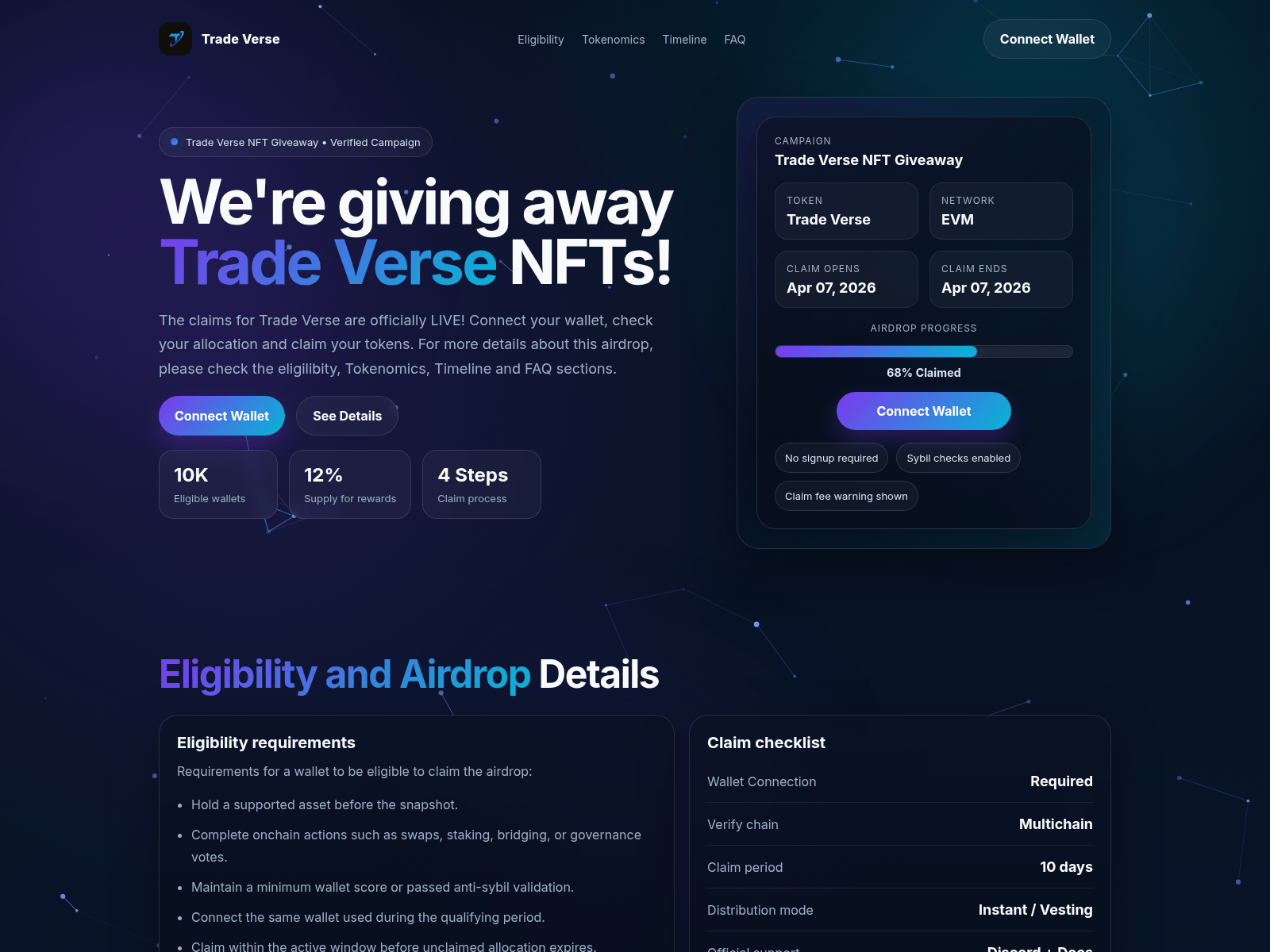 Forensic screenshot of tradeverse.top