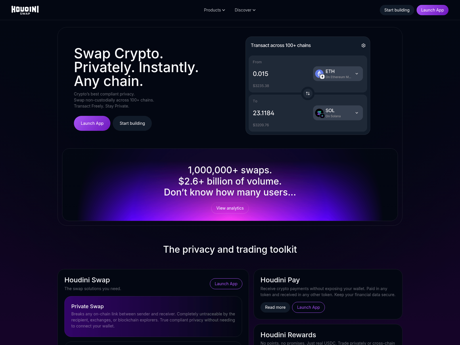 Forensic screenshot of houdiniswa.com