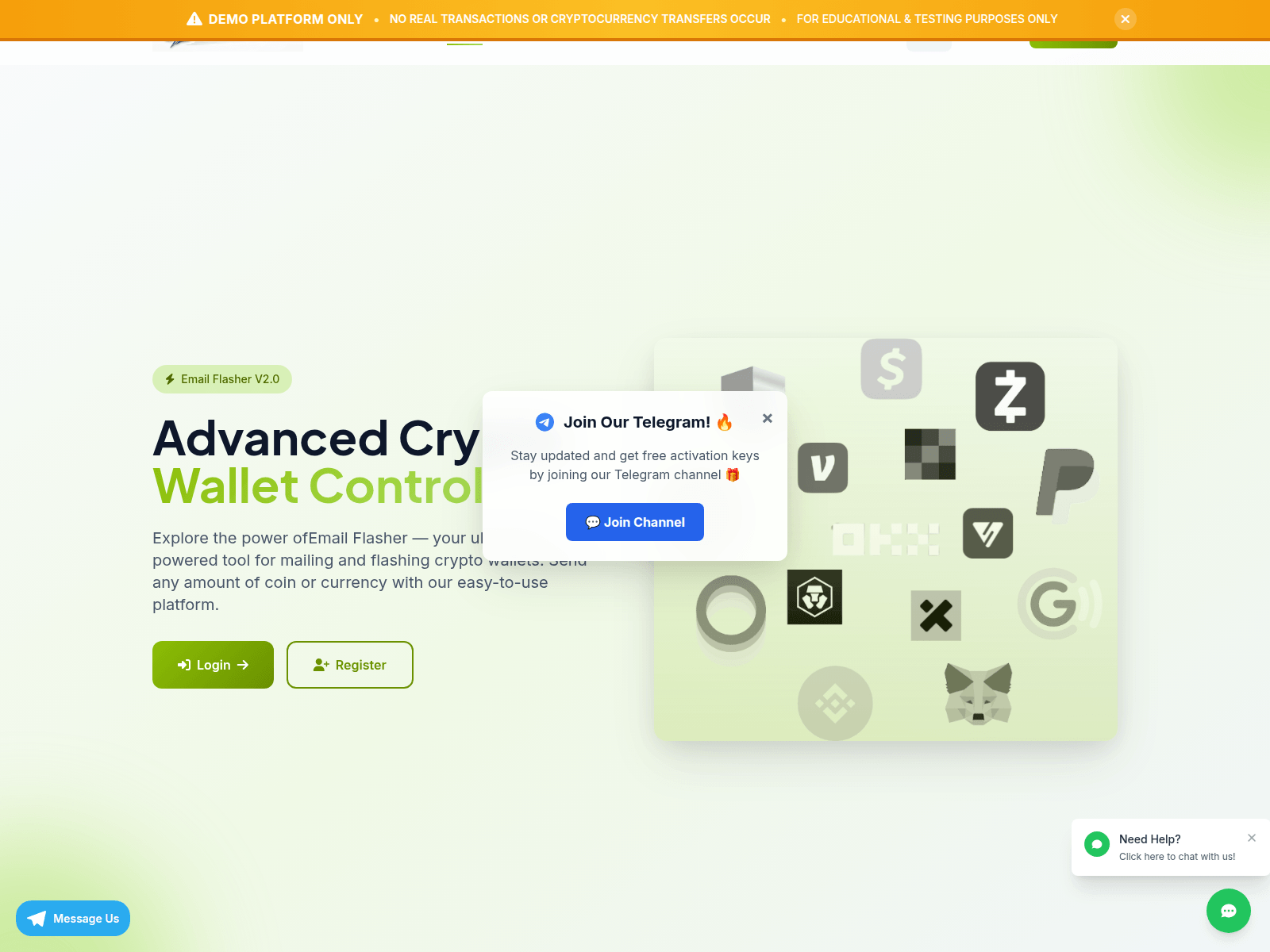 Forensic screenshot of flashking.org