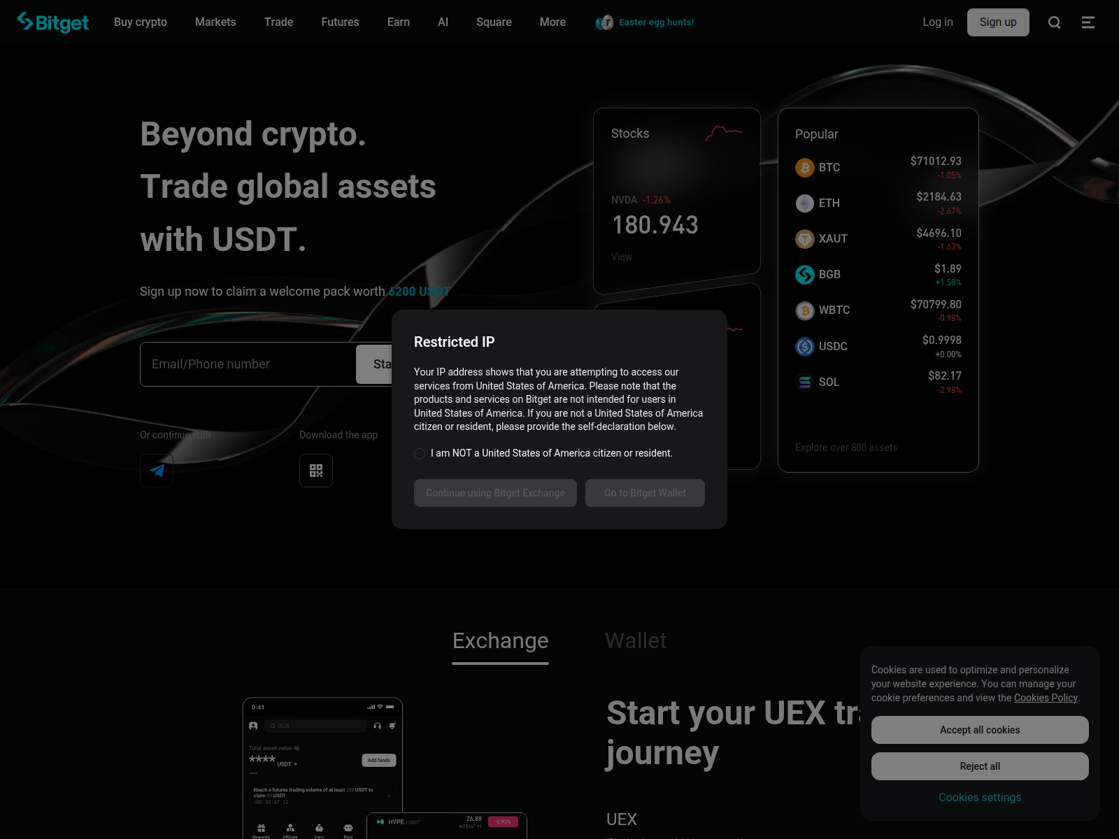 Forensic screenshot of www.kbitget.com