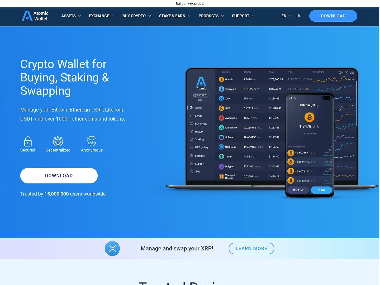 Forensic screenshot of wa-atomic-co.wixstudio.com