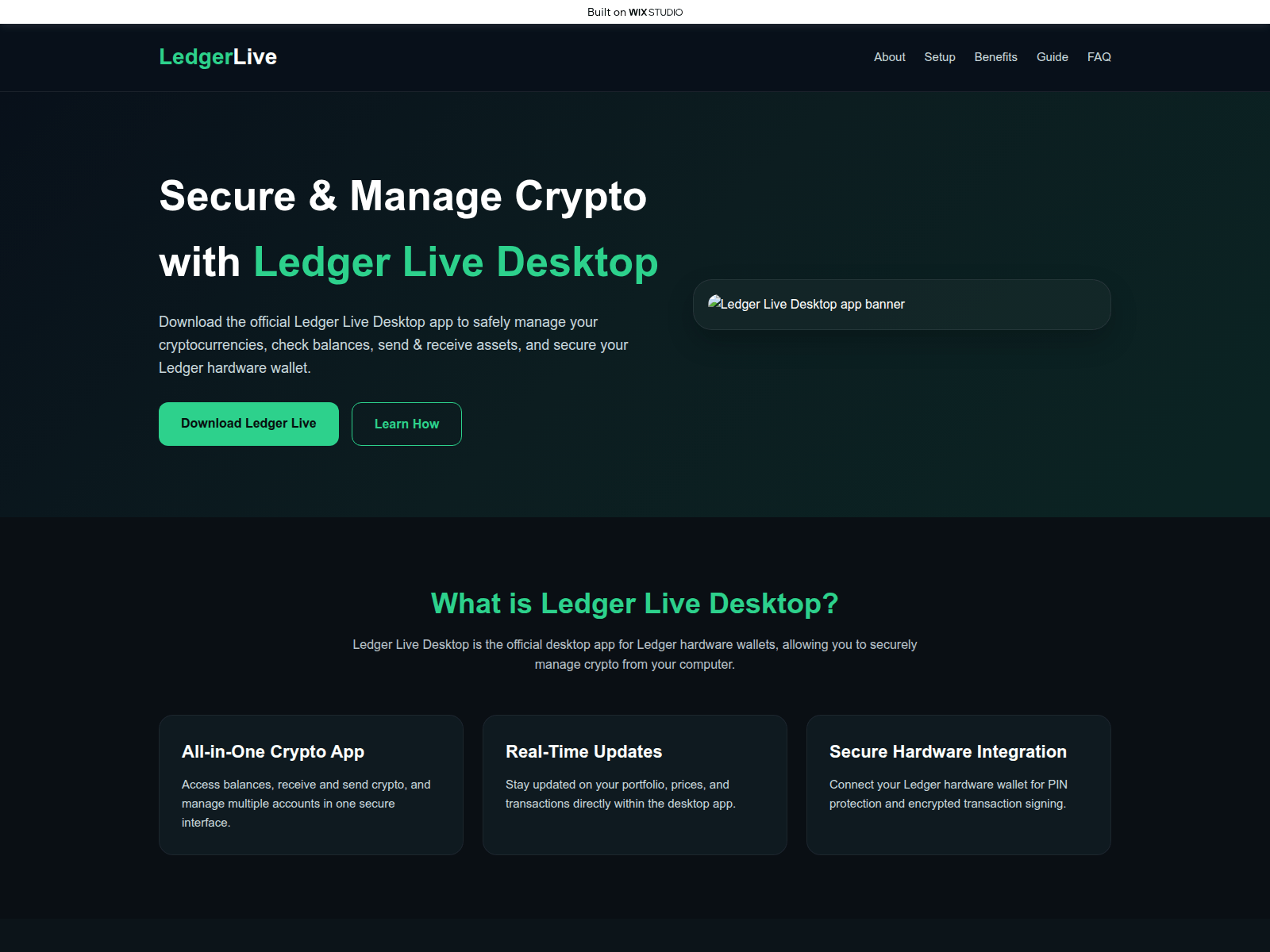 Screenshot of official-global.wixstudio.com