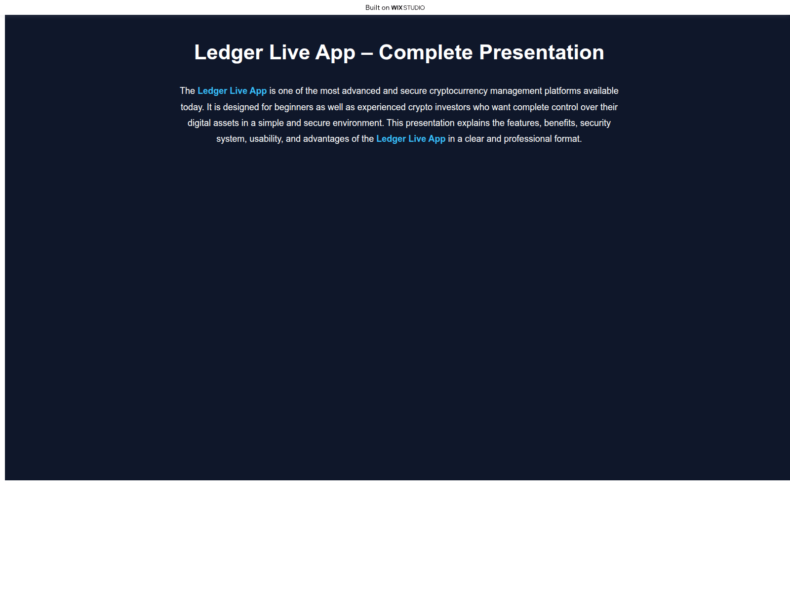 的截图 home-livepage.wixstudio.com