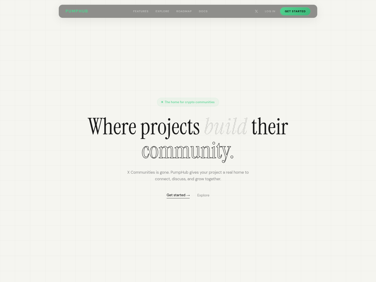 Screenshot von pump-hub.fun