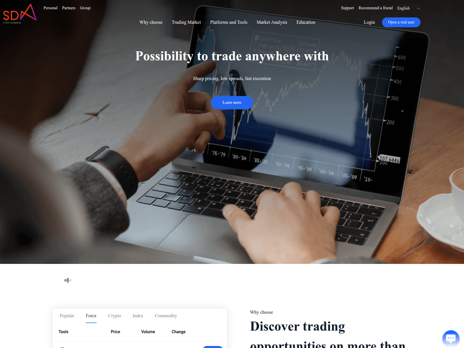 Screenshot von sdxdefi.com