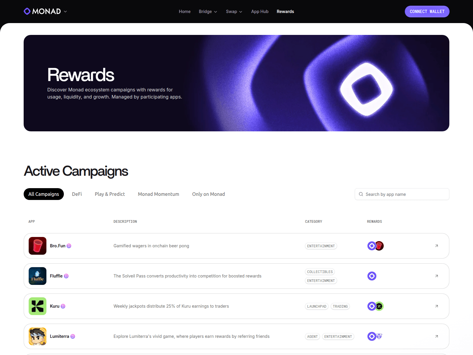 Forensic screenshot of monadreward.web.app