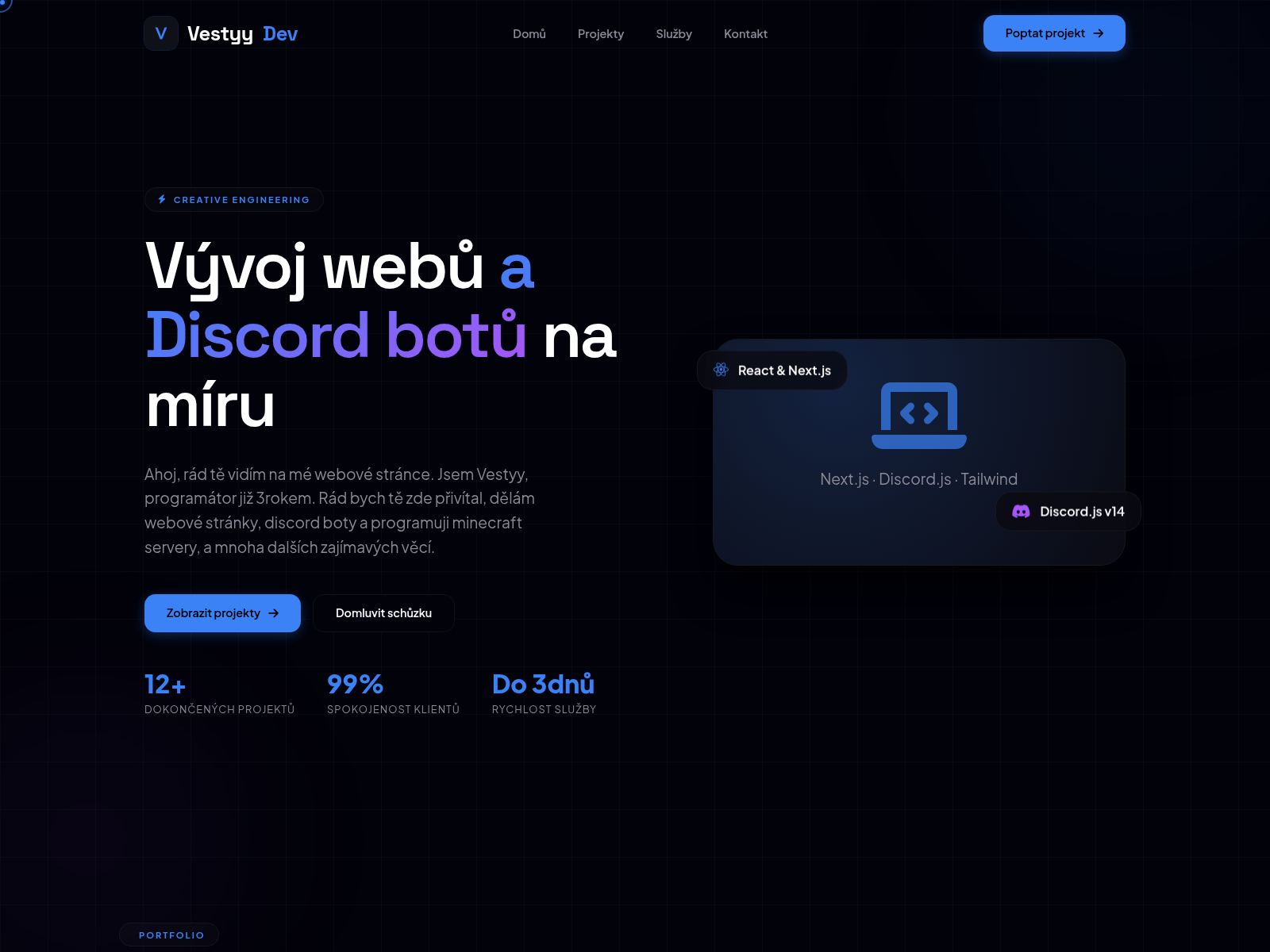 Forensic screenshot of vestyydev.pages.dev