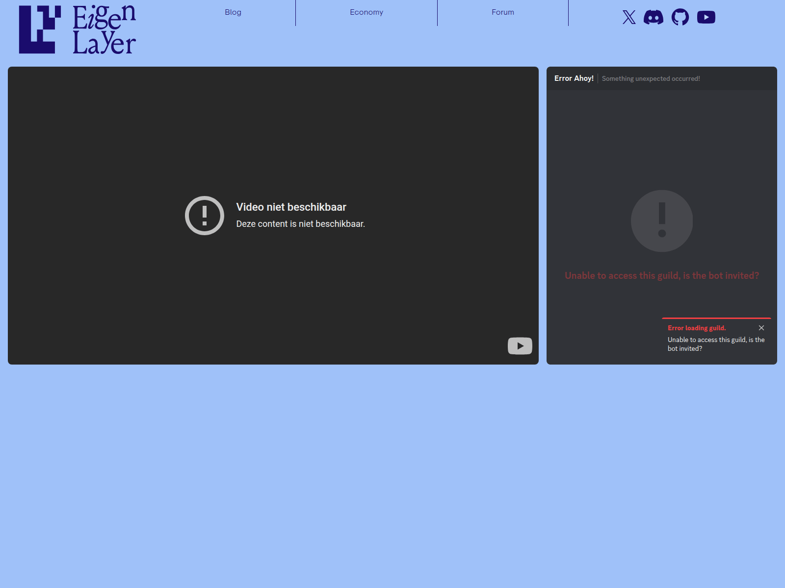 Forensic screenshot of eigenlayer-wb-demo.pages.dev