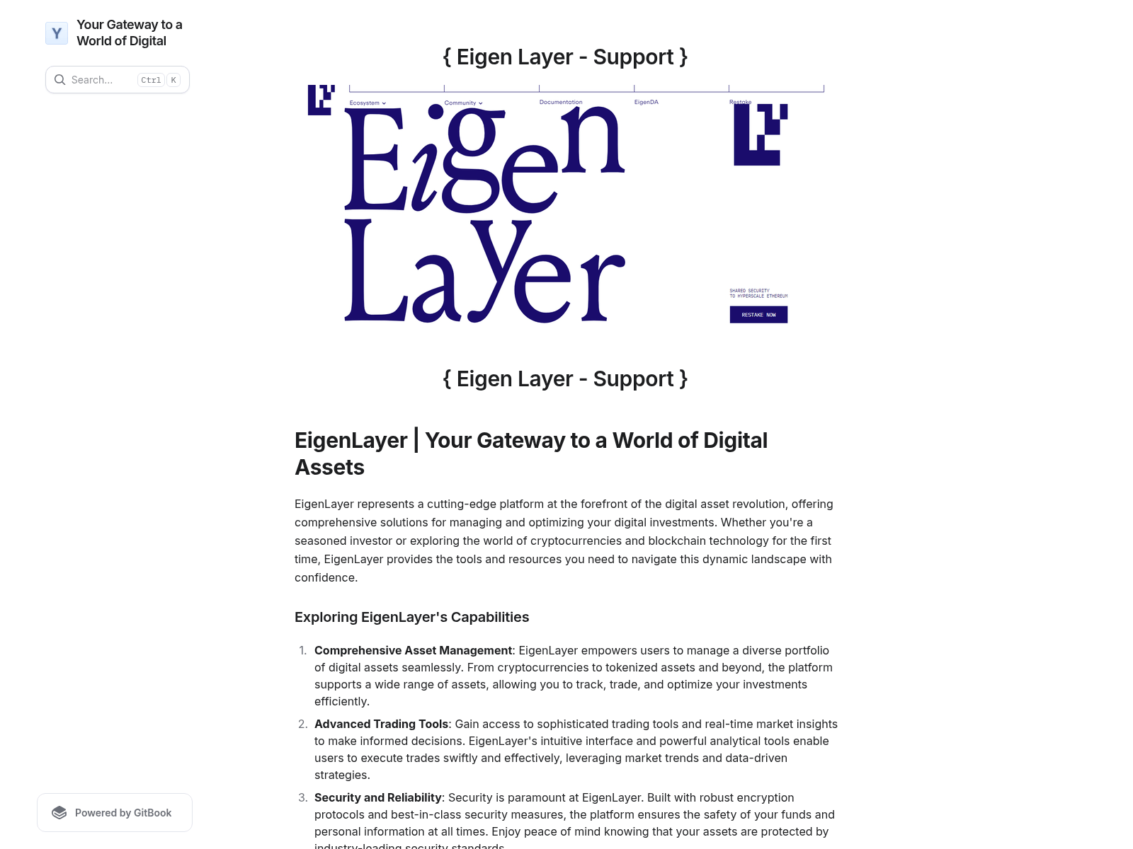 Screenshot of connect-eigenlayer.gitbook.io