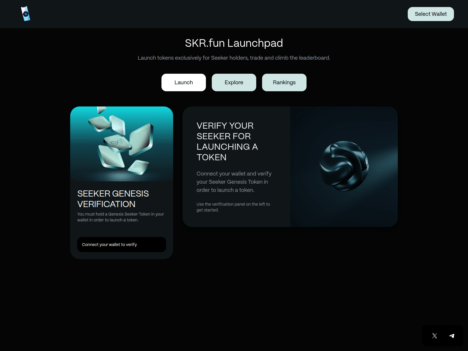 Forensic screenshot of alpha.skr.fun