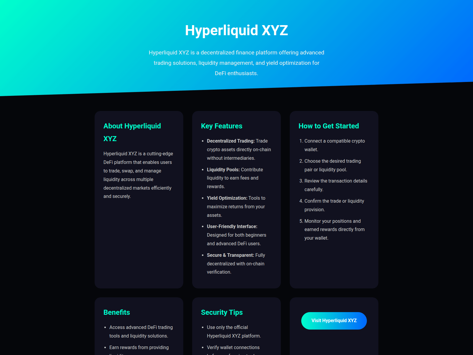 Screenshot of hyperliquide-xyz.pages.dev