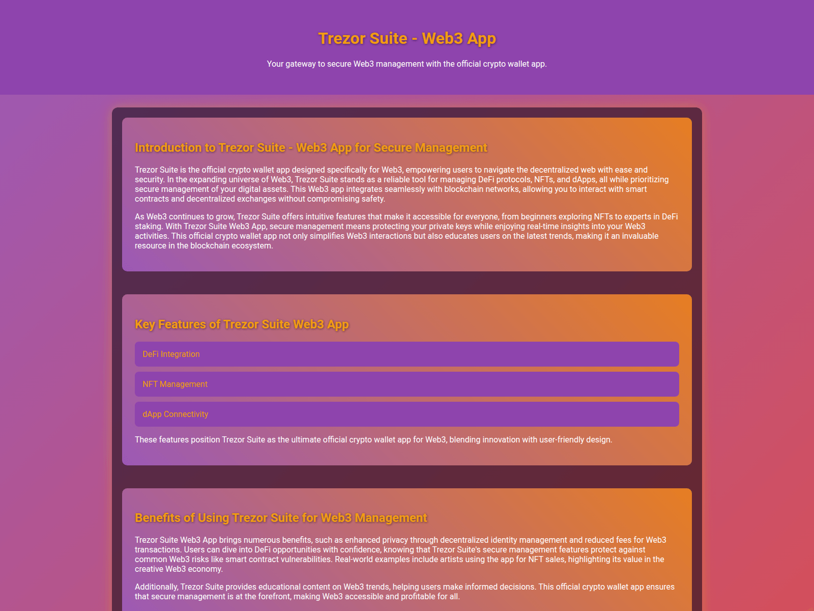 Screenshot of tresor-suite-cry.pages.dev