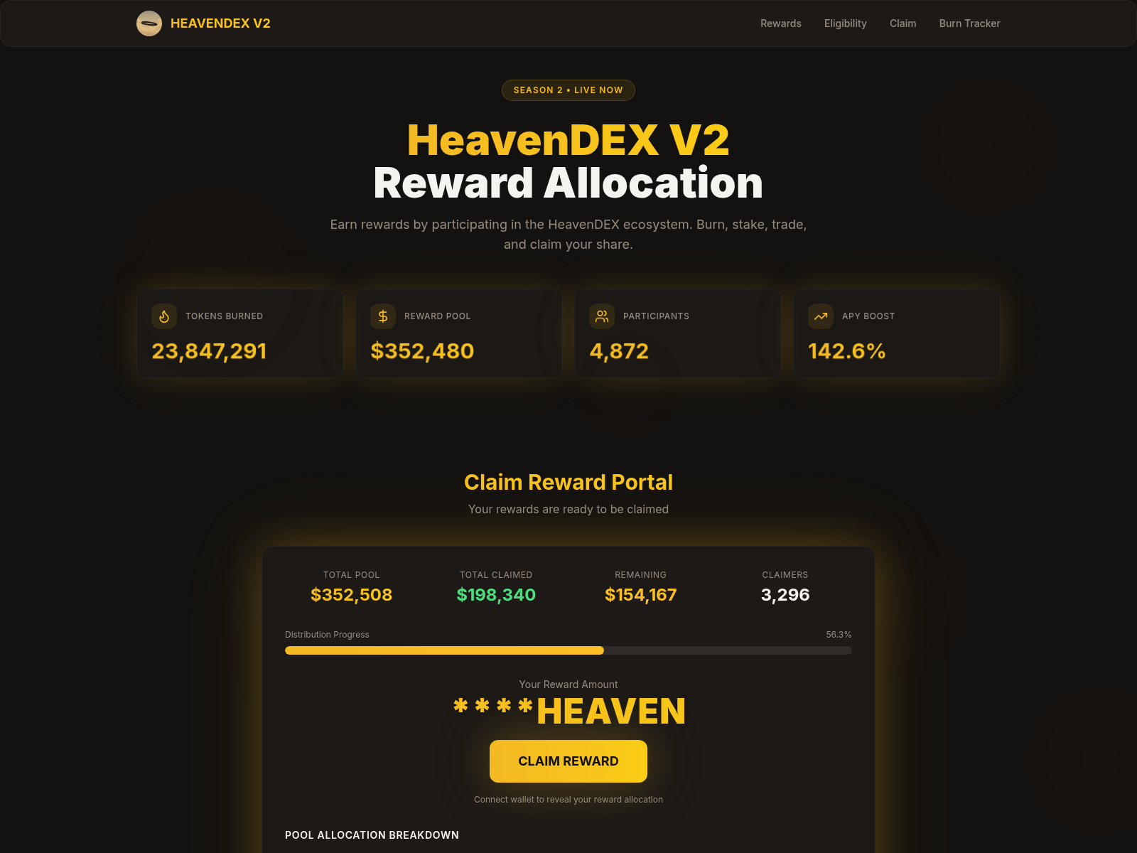 Forensic screenshot of heavendex.info