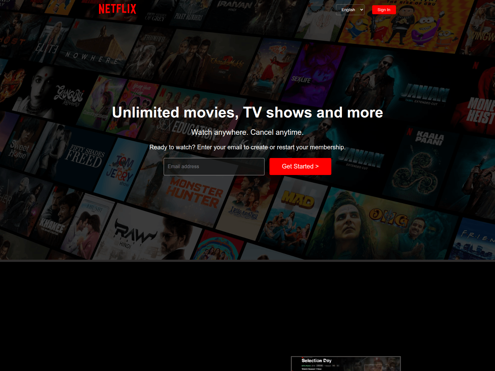 Captura de pantalla de netflix-clone-sable-delta.vercel.app