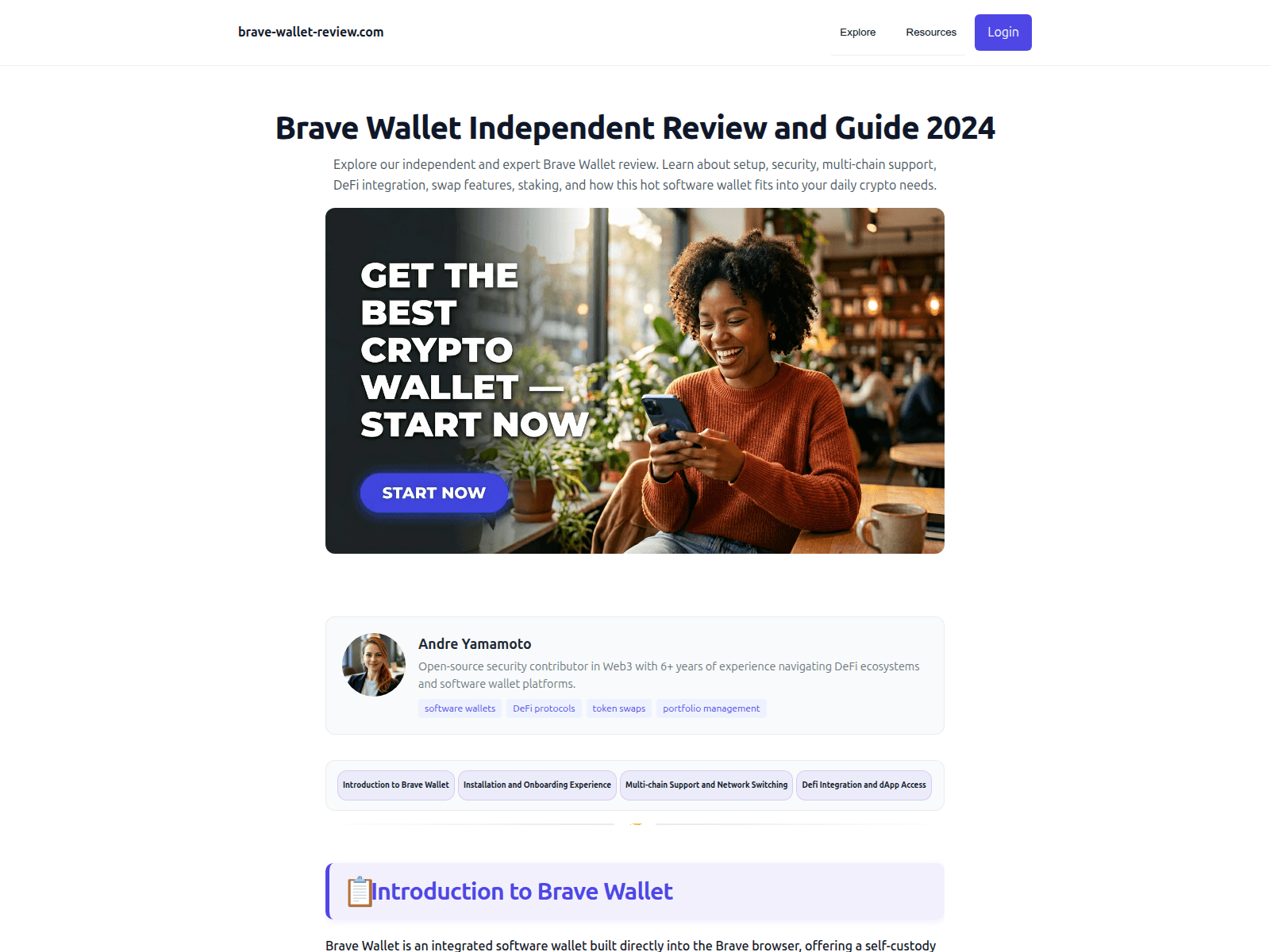 Forensic screenshot of brave-wallet-review.com