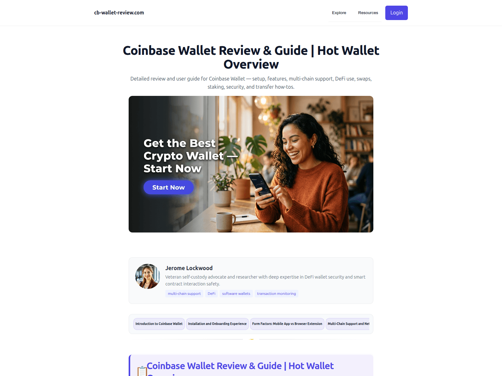 Forensic screenshot of cb-wallet-review.com