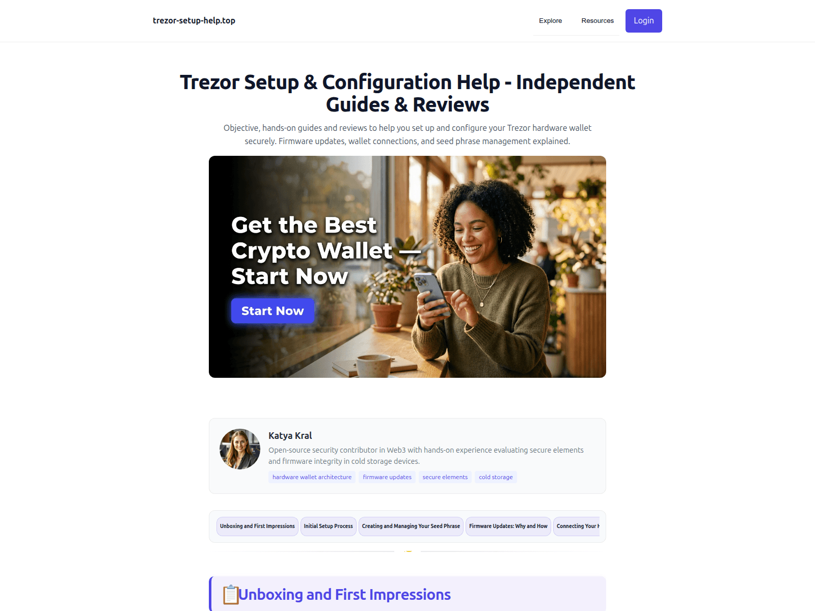 Forensic screenshot of trezor-setup-help.top