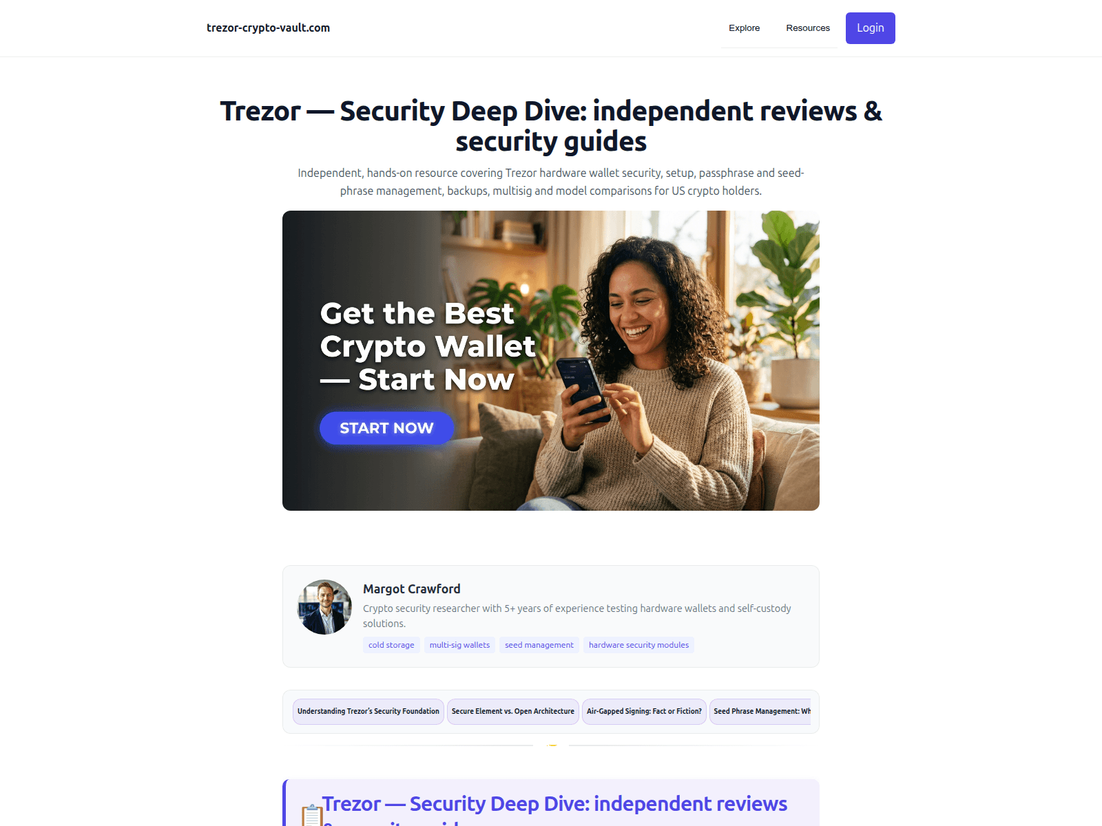 Forensic screenshot of trezor-crypto-vault.com