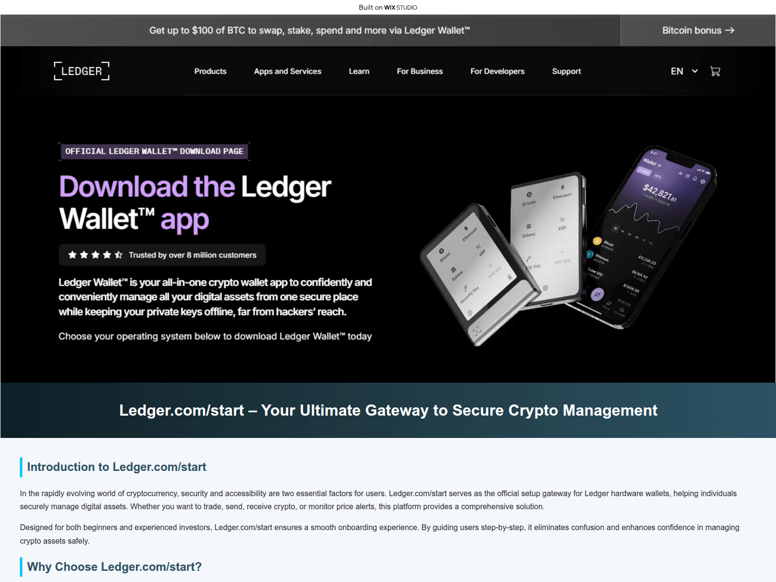 Screenshot of legerstart.wixstudio.com