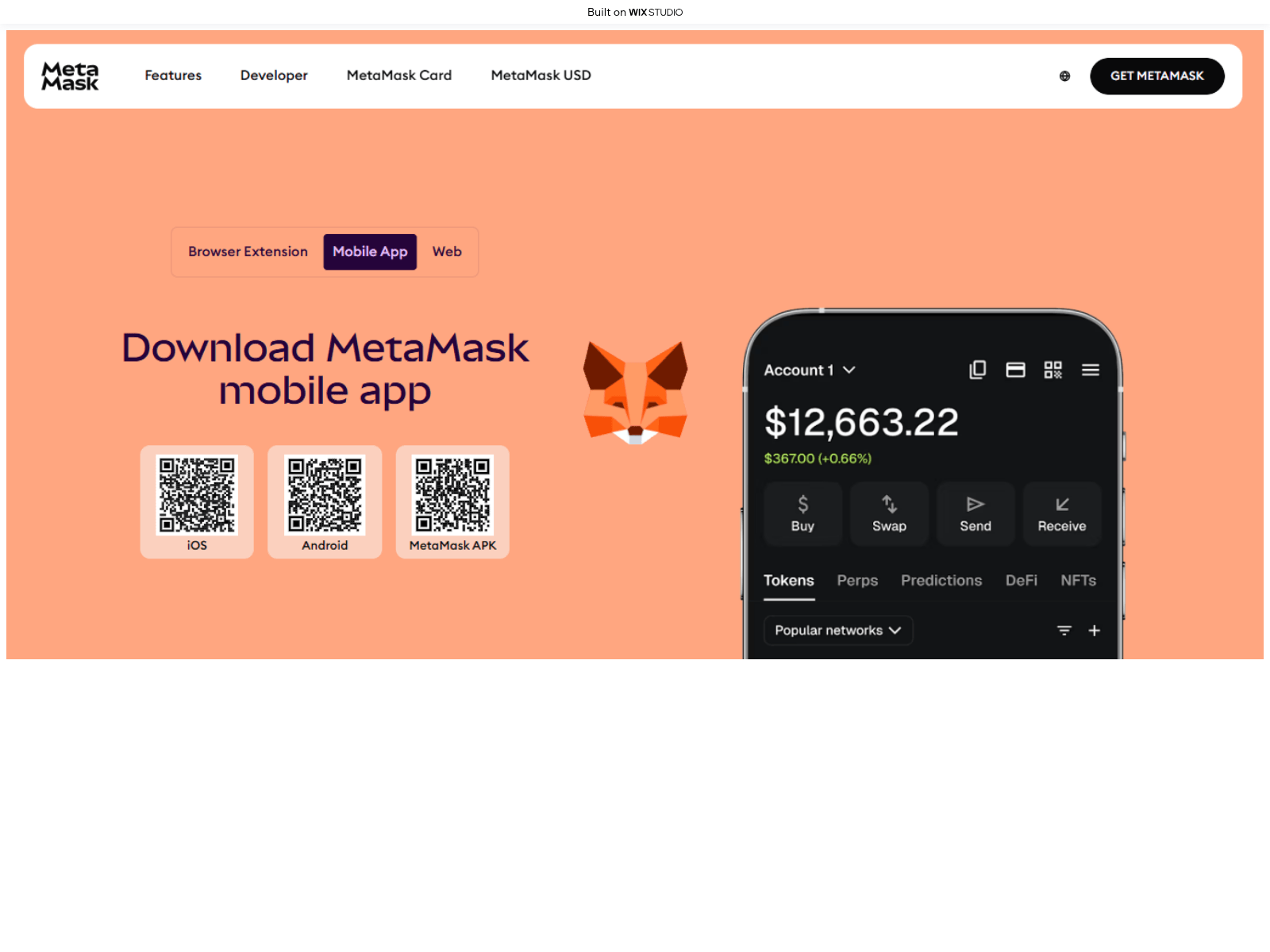 Forensic screenshot of startd-meta-msskio.wixstudio.com