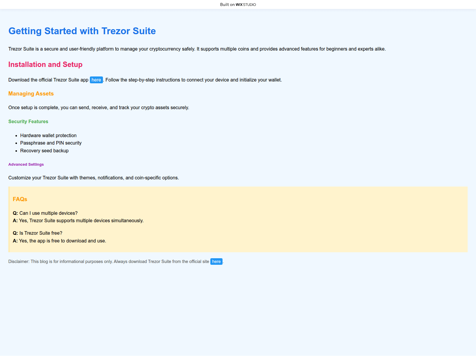 Forensic screenshot of trex-suiteapp.wixstudio.com